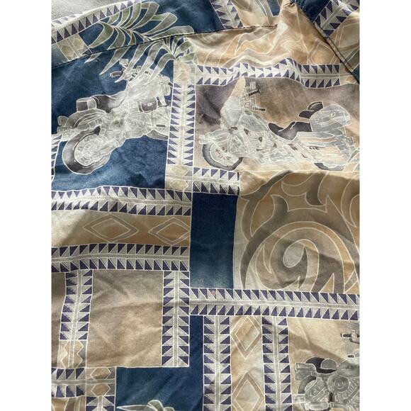 Vtg. Harley Davidson X Tori Richards Hawaiin Shirt SZ XL - Picture 6 of 7